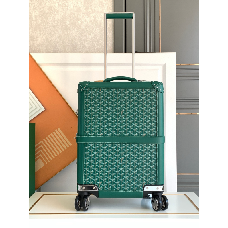 Goyard Bourget PM trolley case-Green