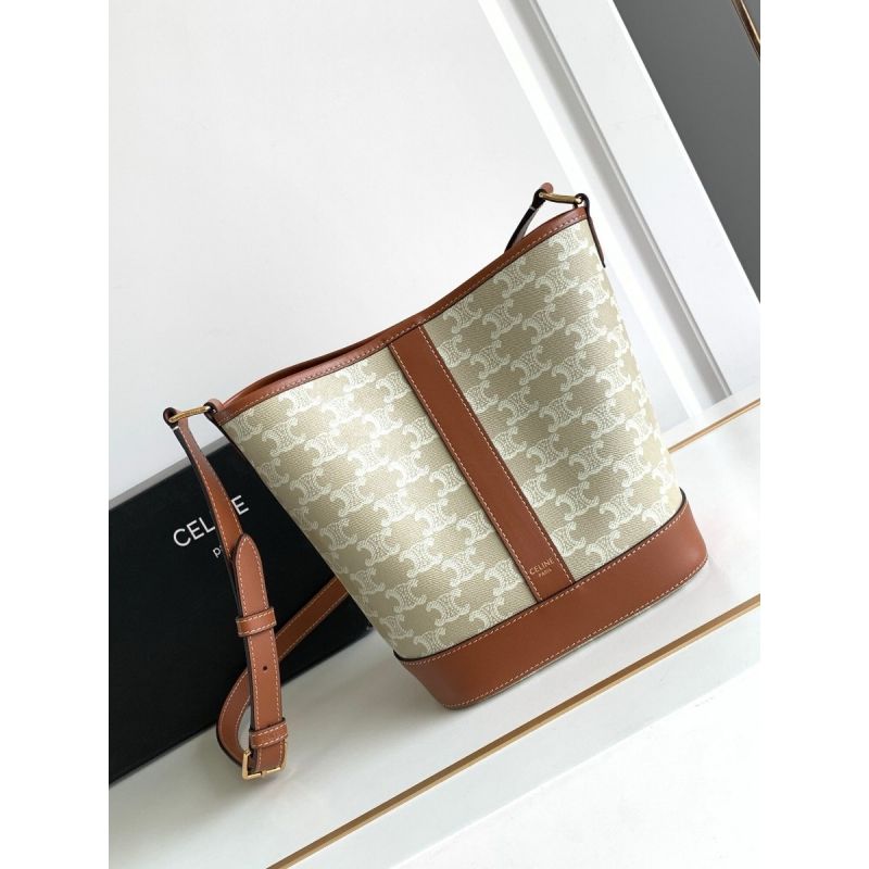 Celine-Triomphe Small Bucket Bag 