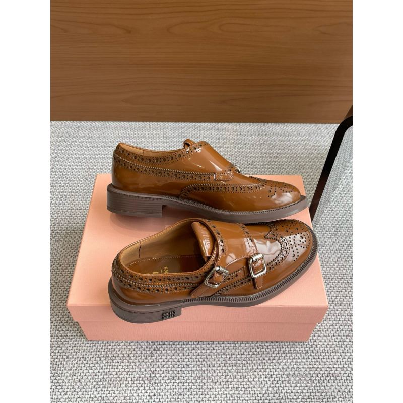 Miu Miu leather  loafers