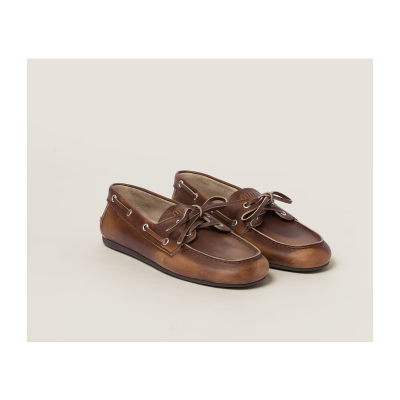 Miu Miu Leather Loafers