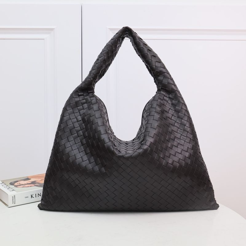 Bottega Veneta Large Hop Shoulder Bag -Chocolate