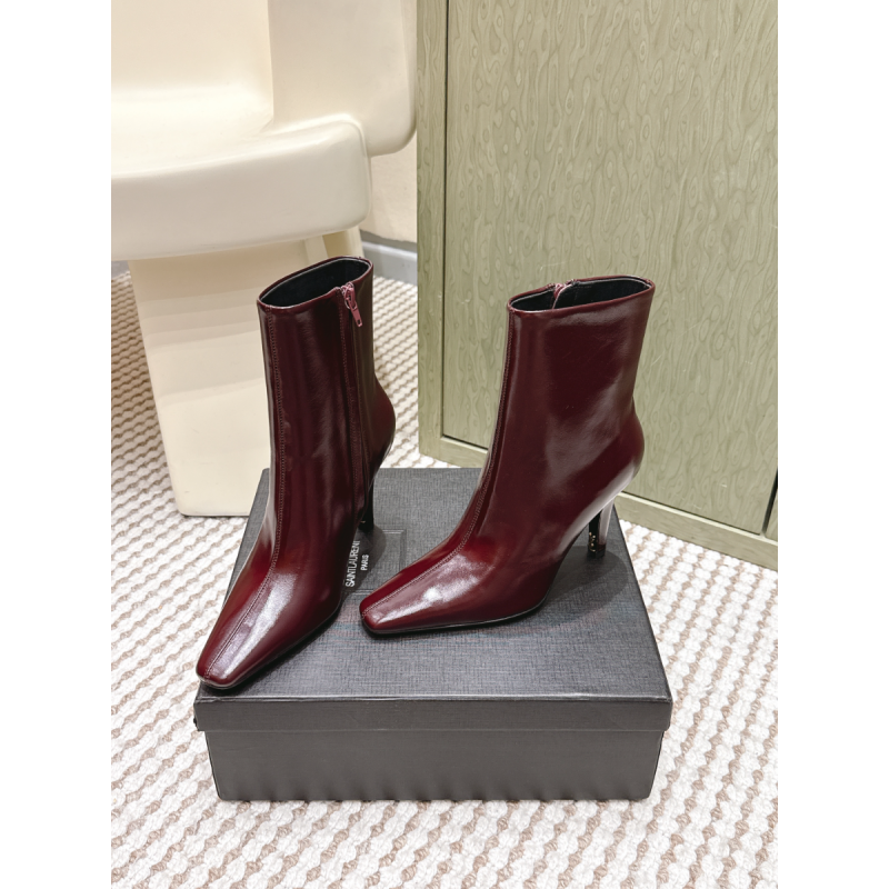 Stivali in pelle Saint Laurent