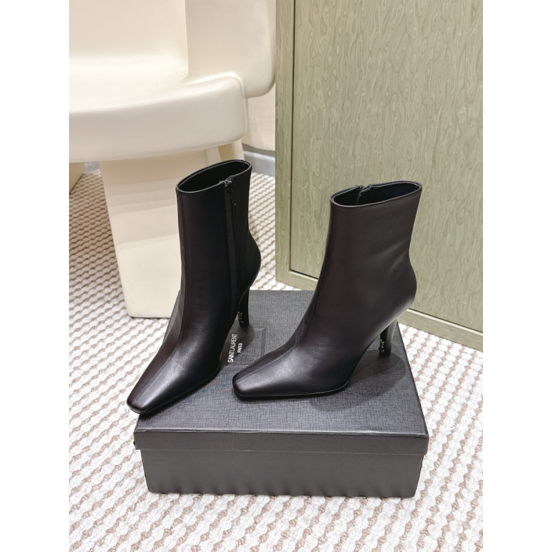 Stivali in pelle Saint Laurent