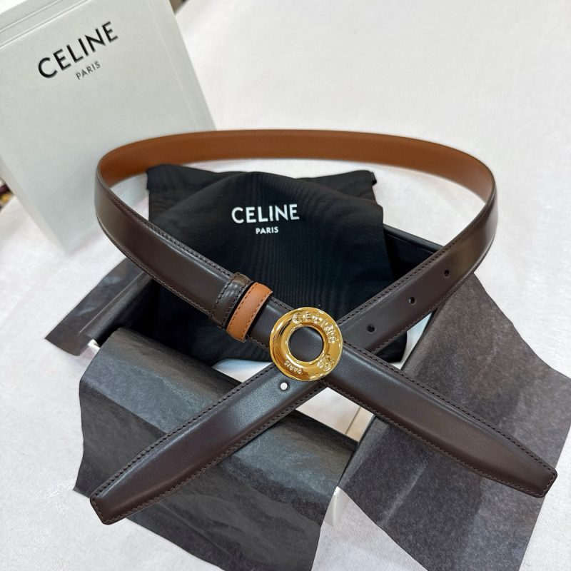 Cintura celine Disc Buckle Reversible 25mm