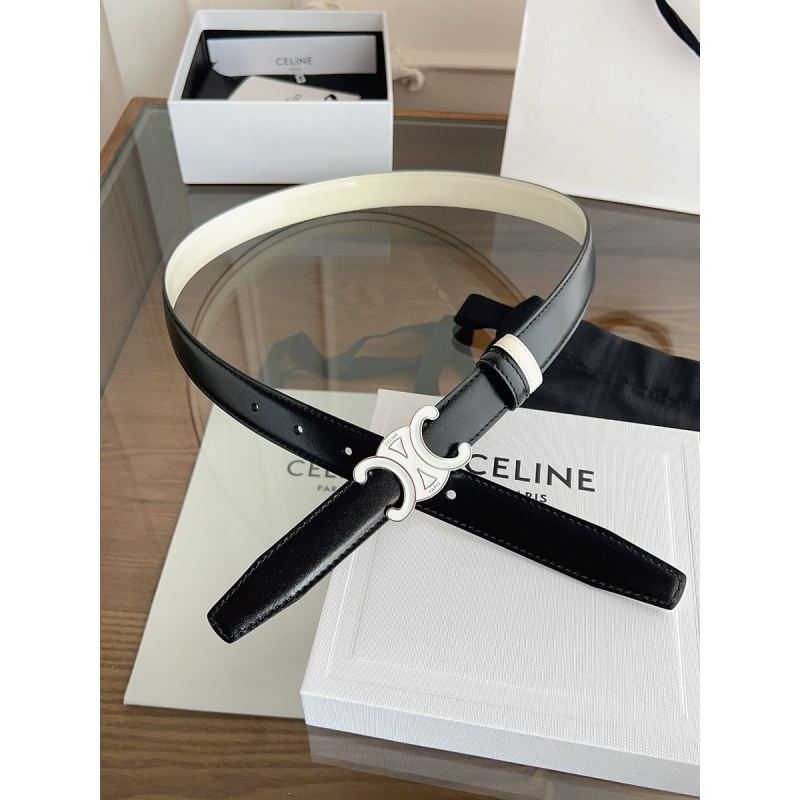 Cintura celine Triomphe Reversible 25mm 