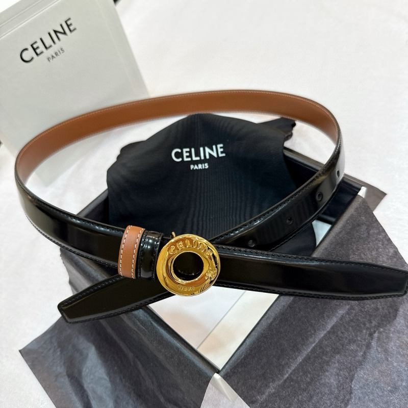 Cintura celine Disc Buckle Reversible 25mm