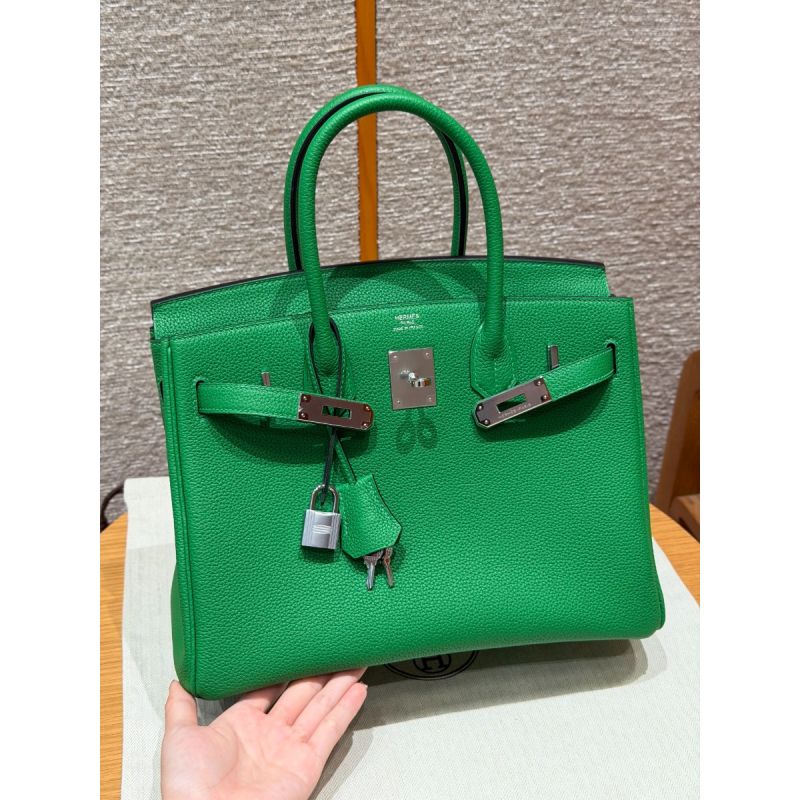 Hermes Birkin 35 Borsa in pelle togo-Bamboo 