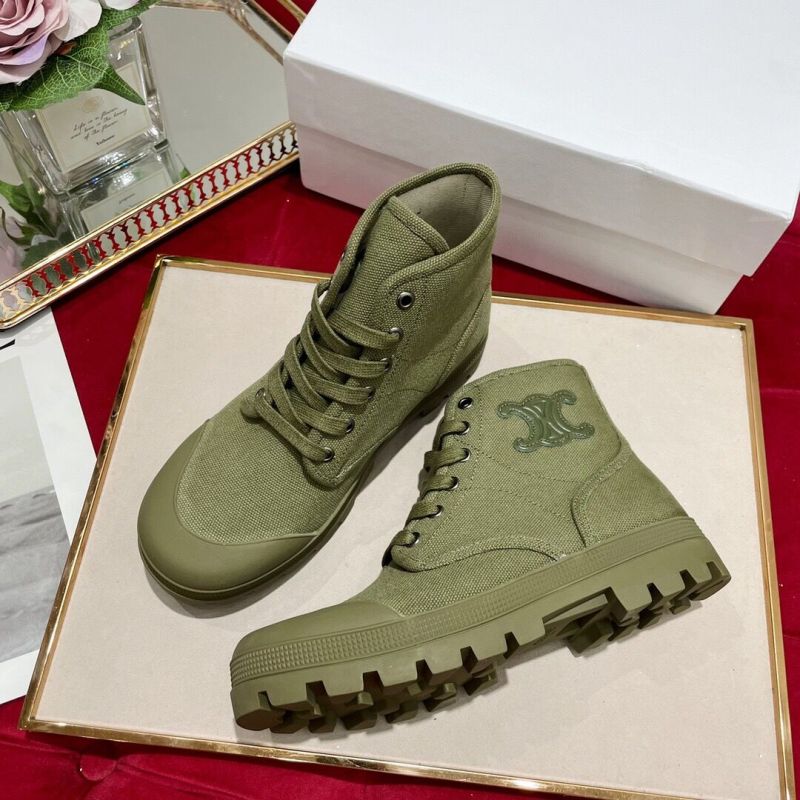 Celine Bulky Lace-up Unisex Boots, Size 35-46