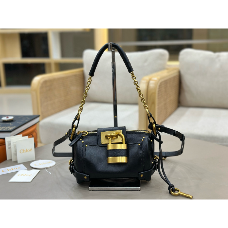 Chloe piccola borsa a catena Paddington-Black