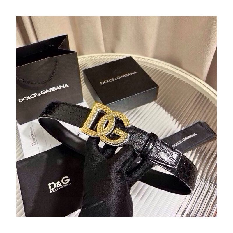 Cintura in pelle dolce Gabbana 4.0 cm