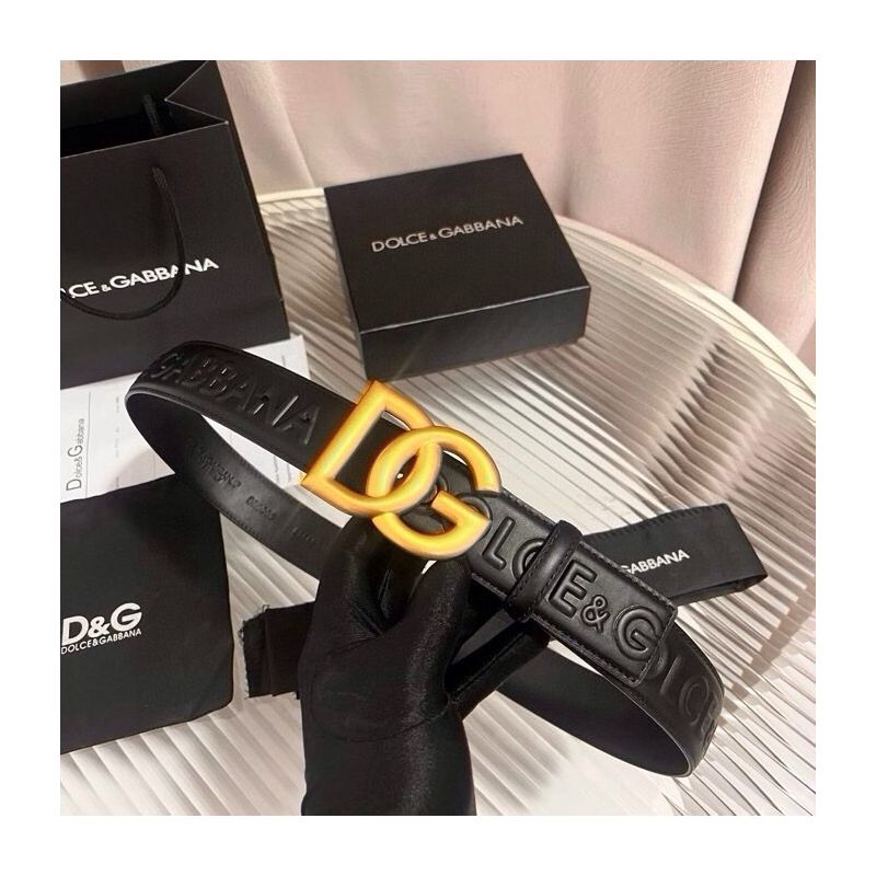 Cintura in pelle dolce Gabbana 4.0 cm