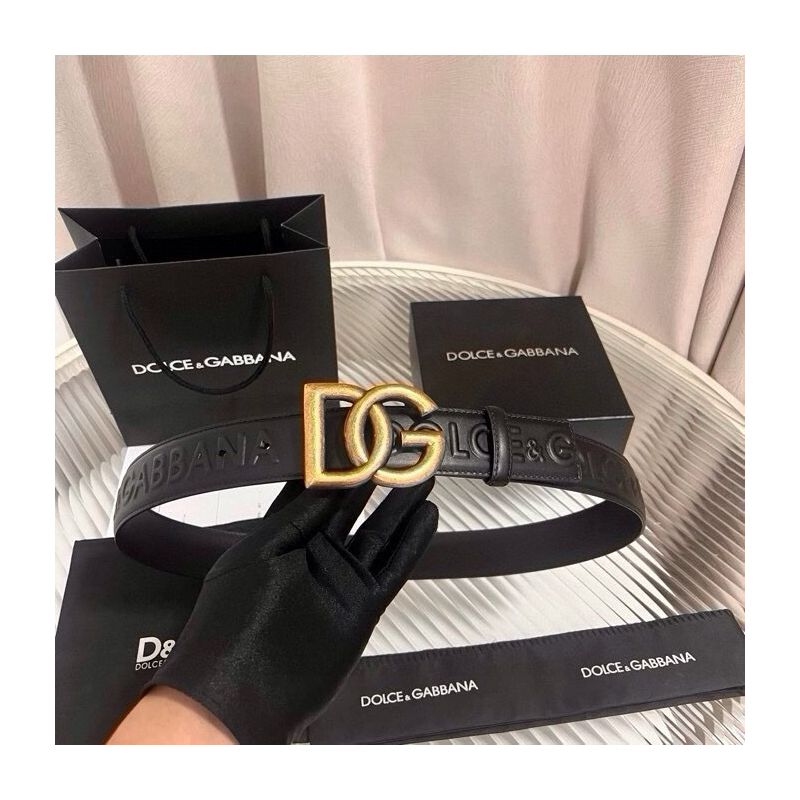 Cintura in pelle dolce Gabbana 4.0 cm