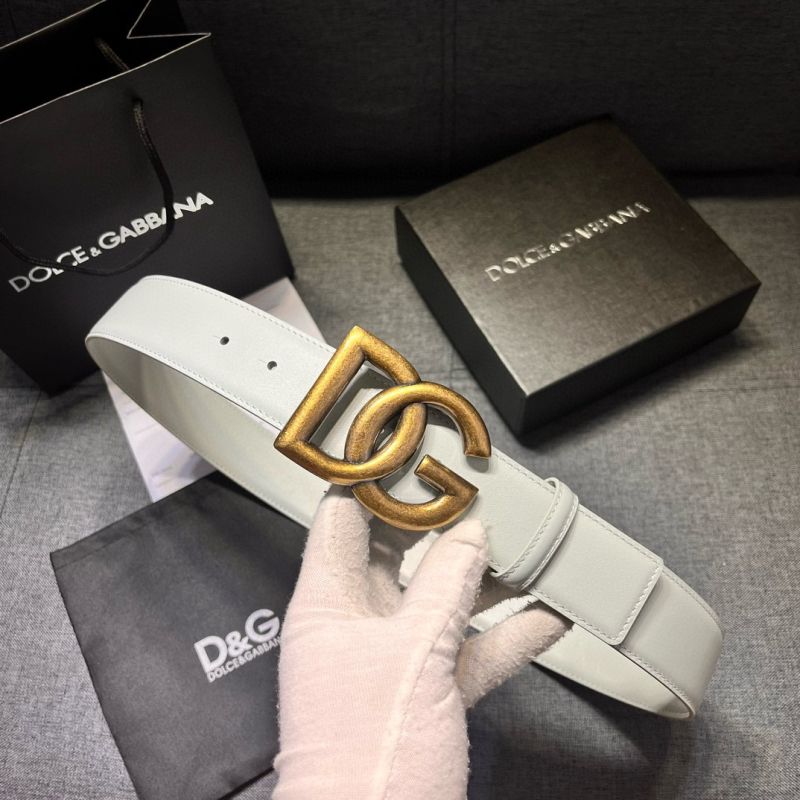 Cintura in pelle dolce Gabbana 4.0 cm