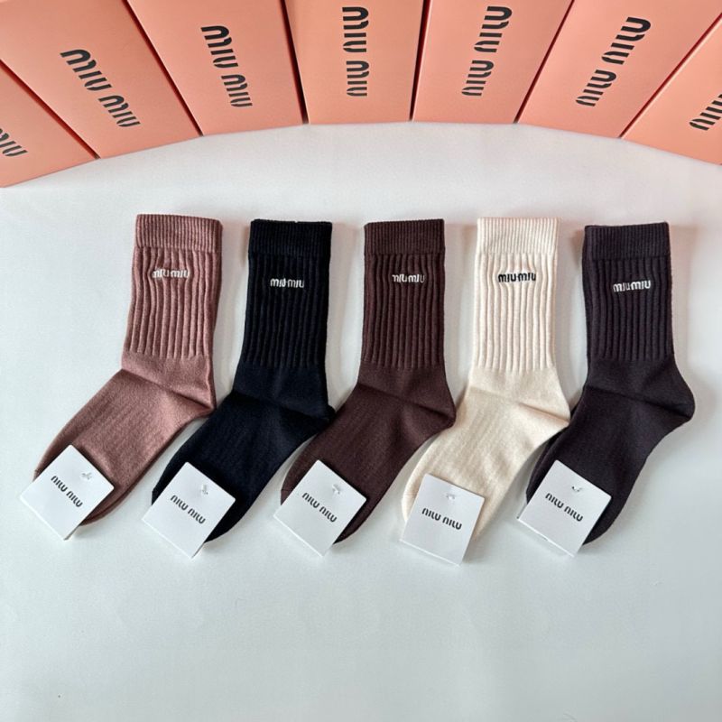 Miu Miu socks ( 5 pairs)