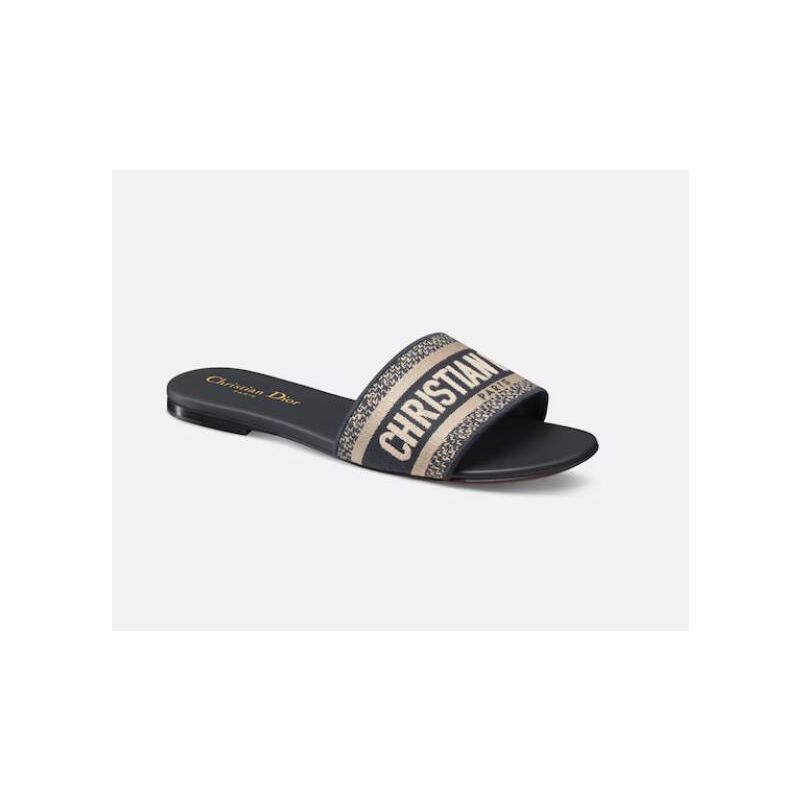 Dior Daway Slide-deep blue  ,  size 35-42