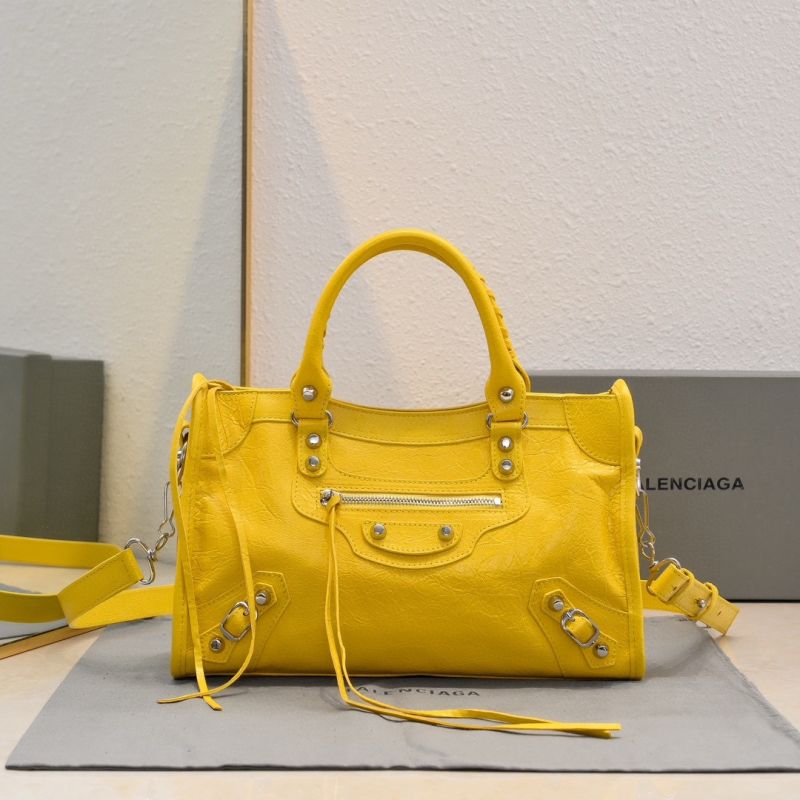 Borsa Le City da donna Balenciaga piccola-Citrus