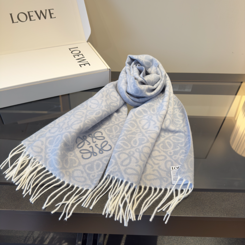 Loewe Wool and Cashmere Anagram scarf