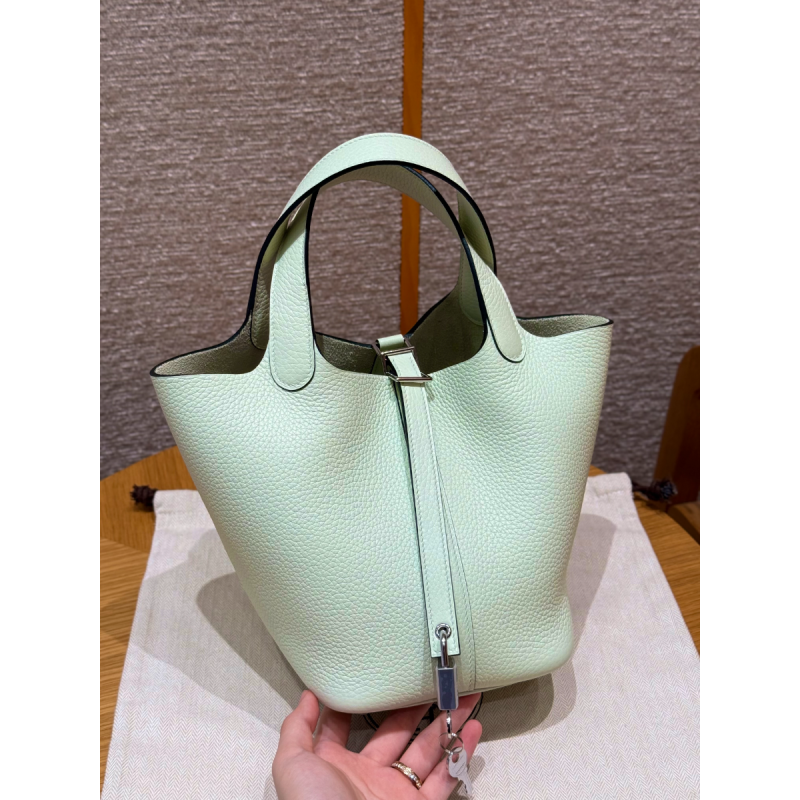 Borsa Hermes Picotin Lock 18/22-Vert Fizz