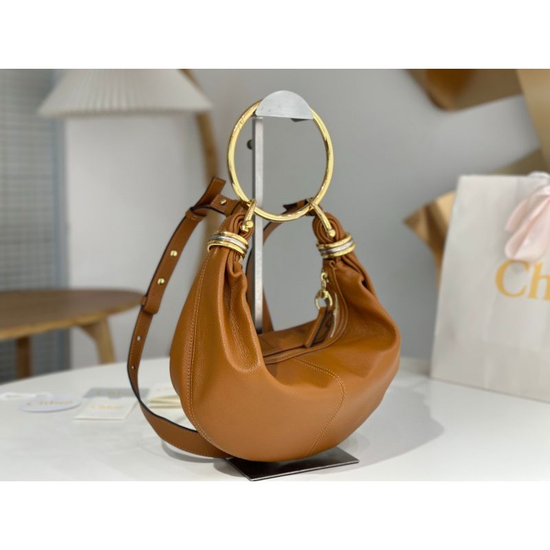 Chloe piccolo Bracelet borsa Hobo-Brown