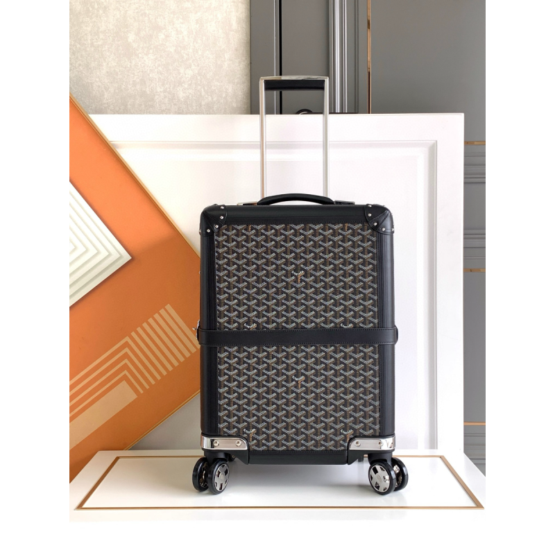 Goyard Bourget PM trolley case-Black