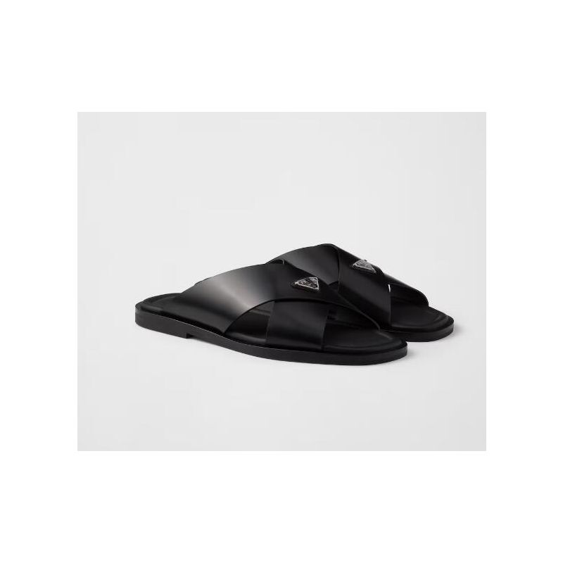 Prada Brushed leather slides  , 39-45