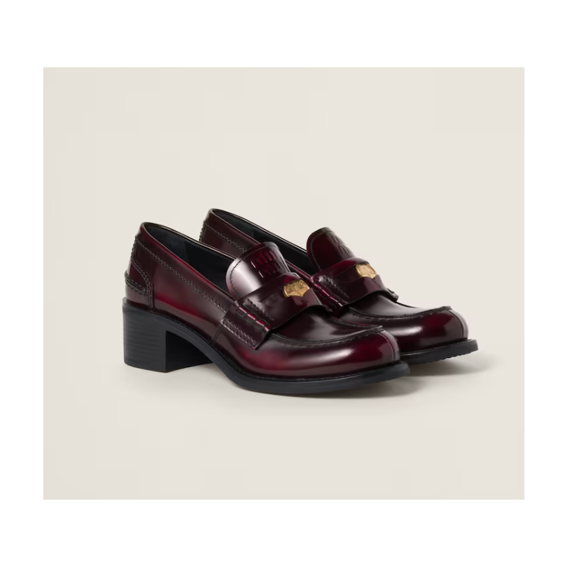Miu Miu Leather Loafers