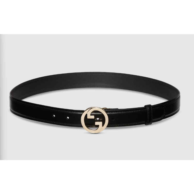 Gucci 30mm Think Leather belt