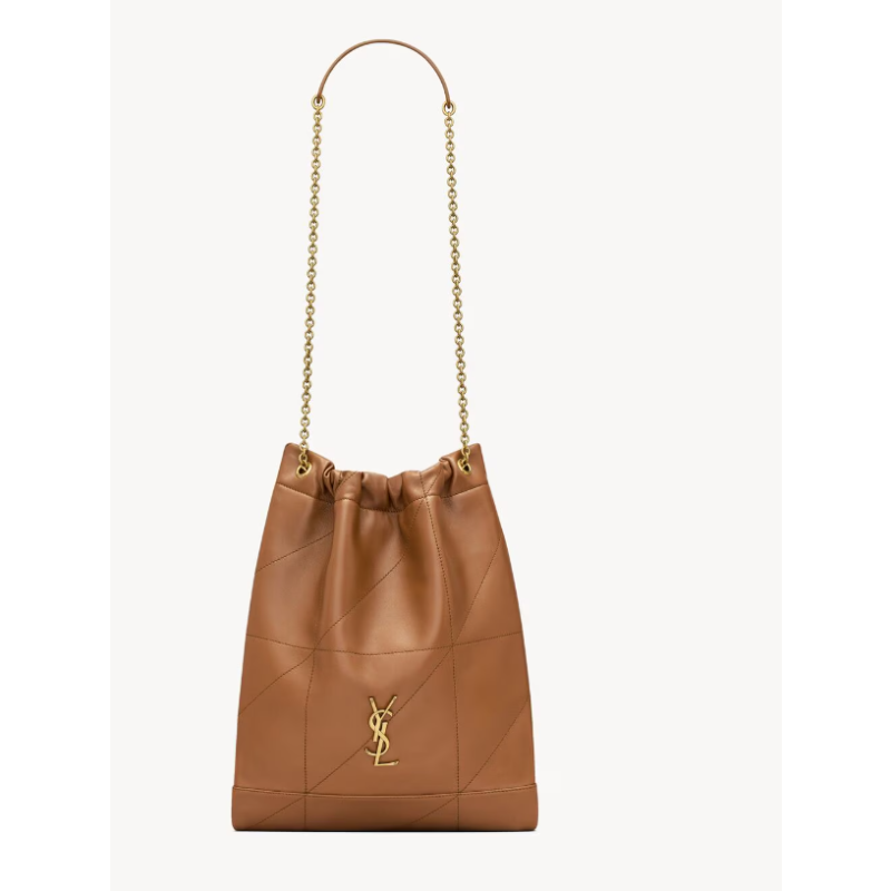 Saint Laurent Jamie Pochong in Lambskin-Brown