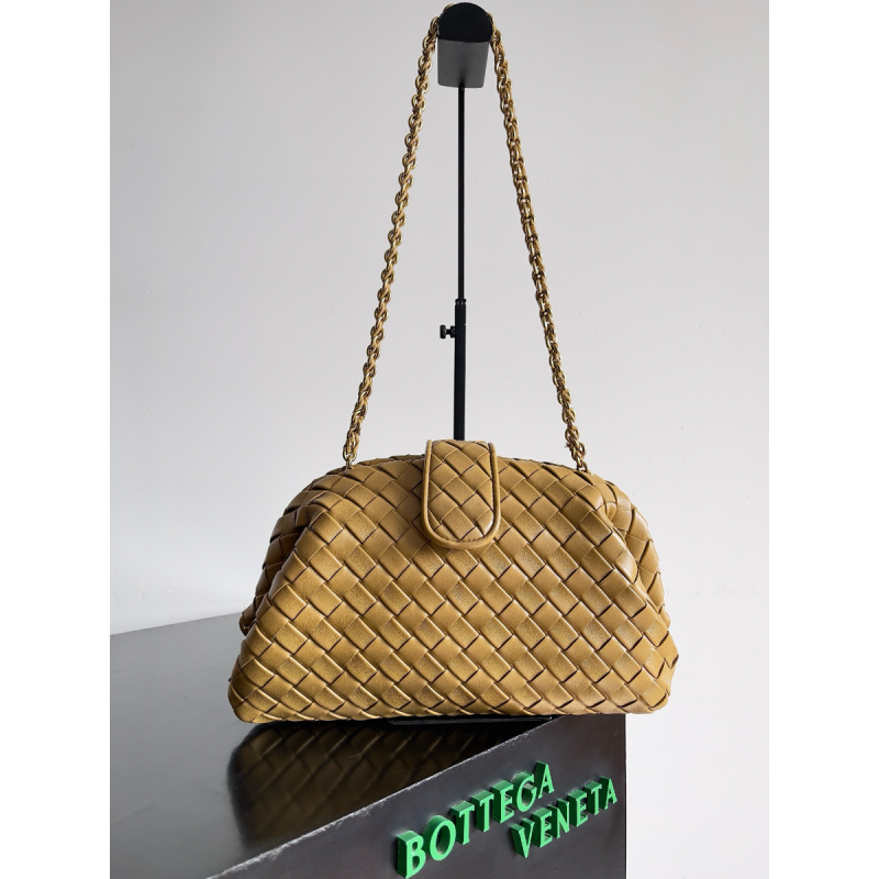 Bottega Veneta Lauren 1980 Chain Bag- Dark praline