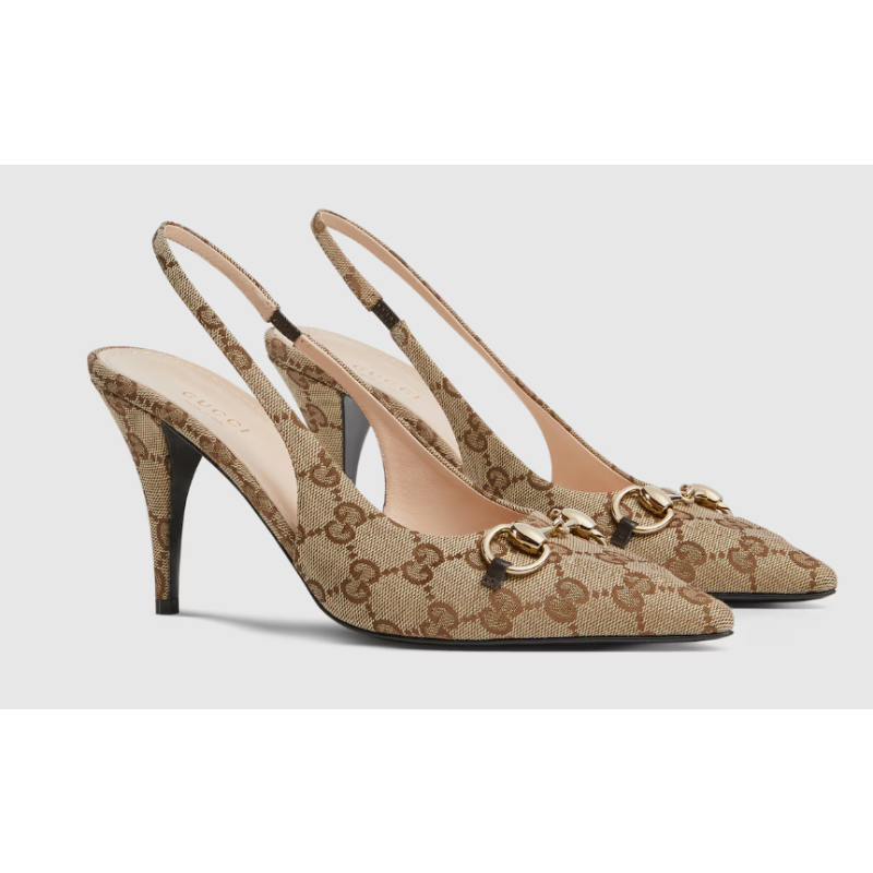 Décolleté slingback donna Gucci con Morsetto