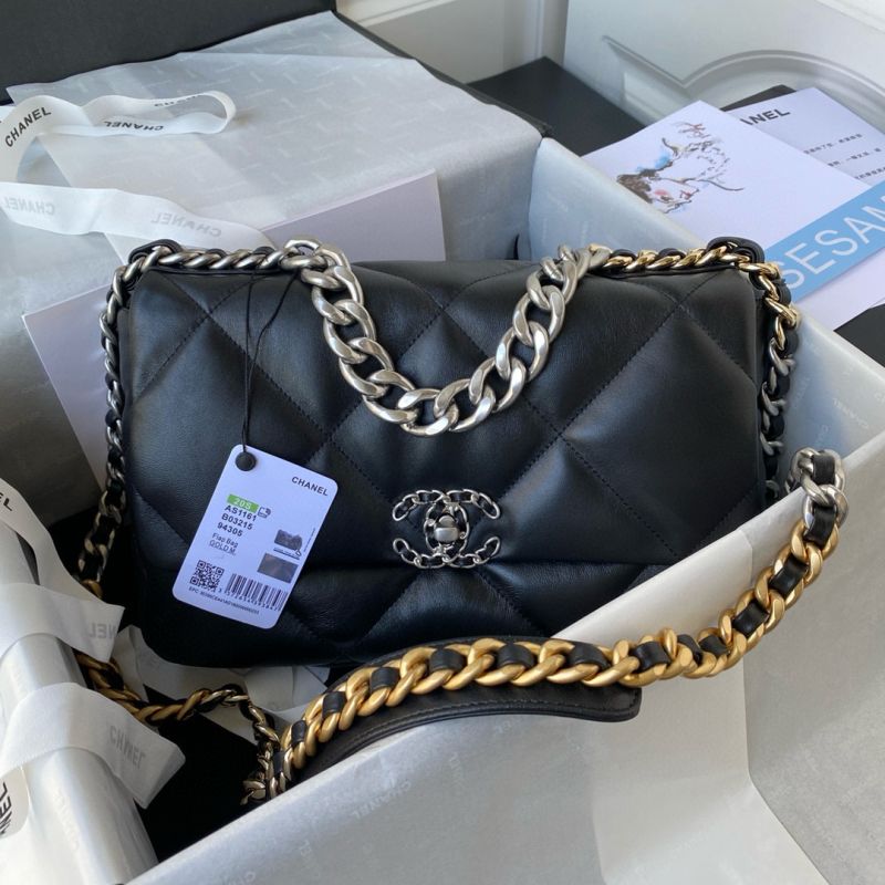 Borsa Chanel 19 Grande-Black