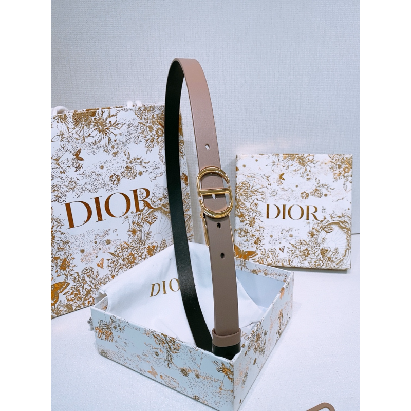 Cintura in pelle Dior 2.0cm