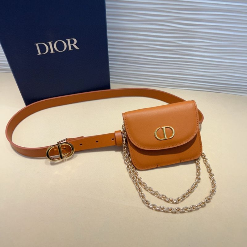 Cintura sottile Dior con borsa