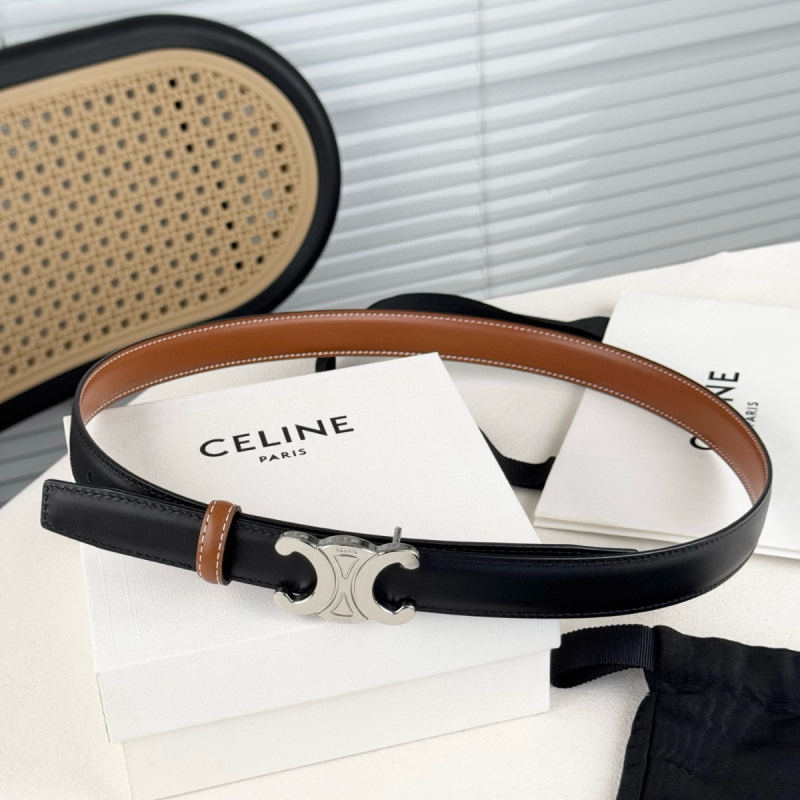 Cintura celine Triomphe Reversible 25mm 