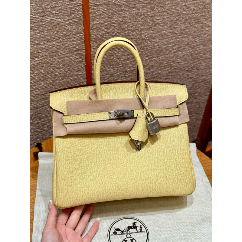 Hermes Birkin 25/ 30  in Epsom Leather-Jaune poussin