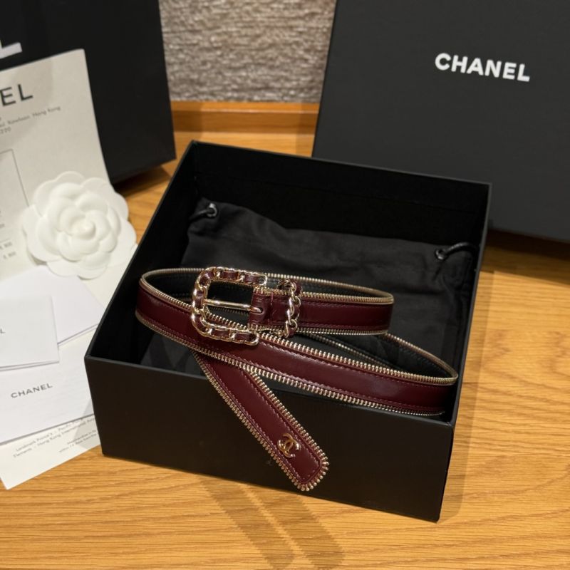 chanel 2026 nuova cintura in pelle 2.0cm
