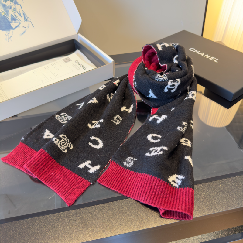 Chanel cashmere scarf