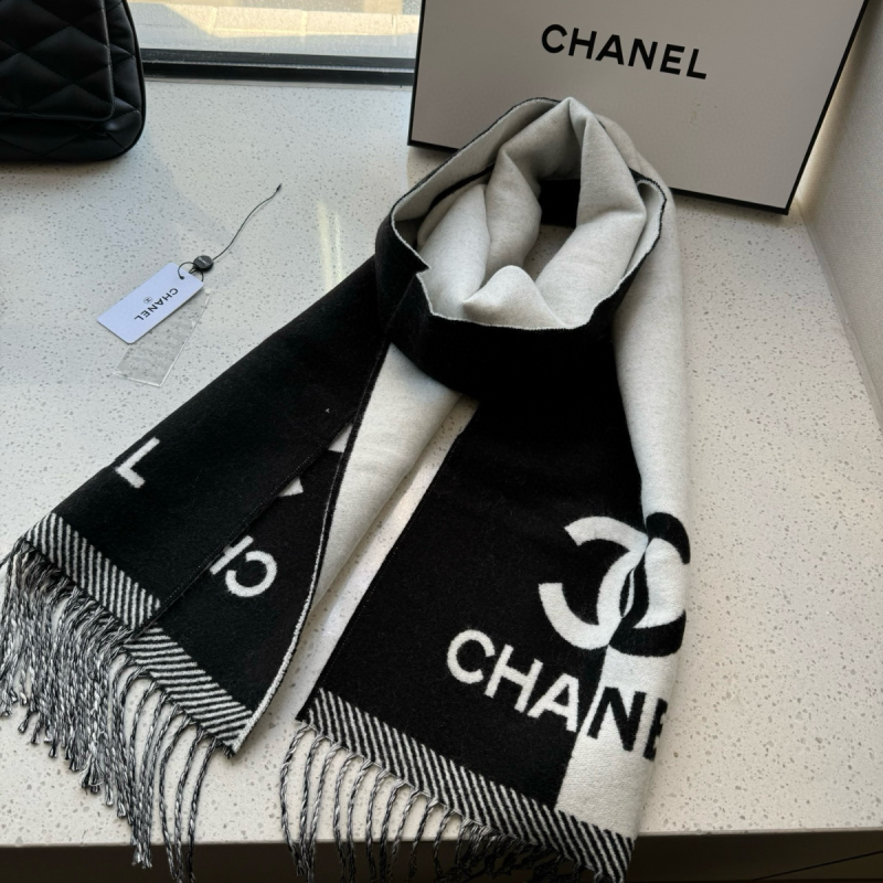 Chanel cashmere scarf