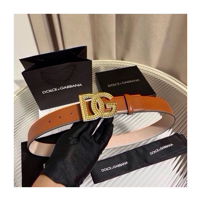 Cintura in pelle dolce Gabbana 4.0 cm