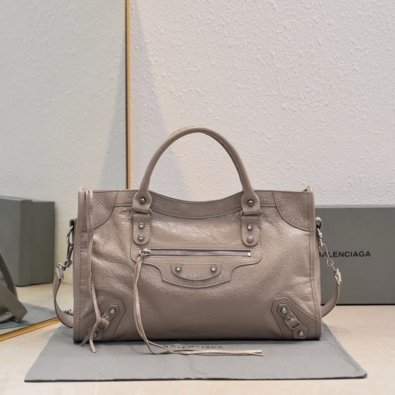 Borsa Le City da donna Balenciaga Medium-Stone beige