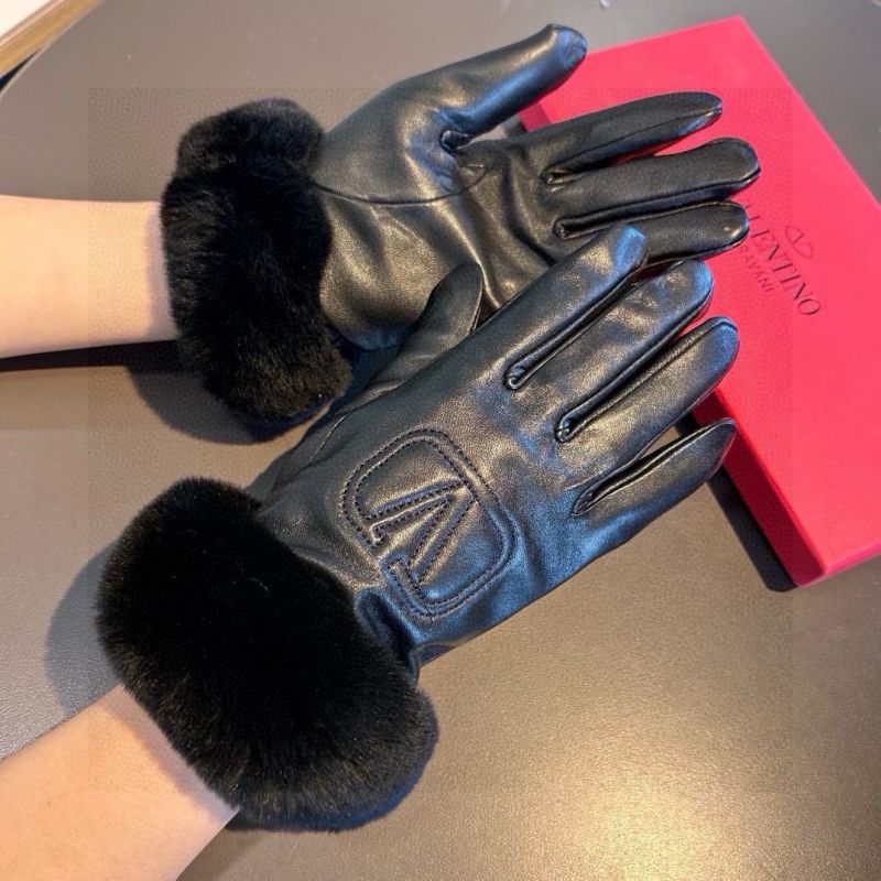Valentino Leather Gloves