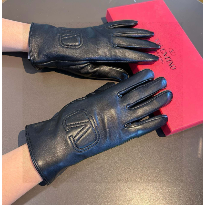 Valentino Leather Gloves