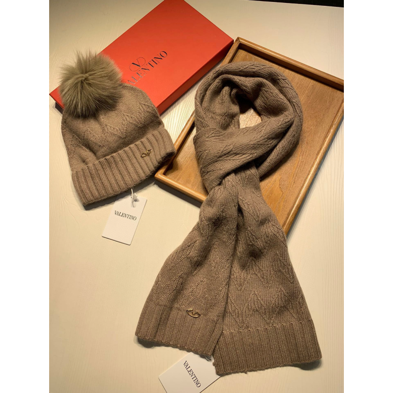 Valentino Cashmere scarf and hat